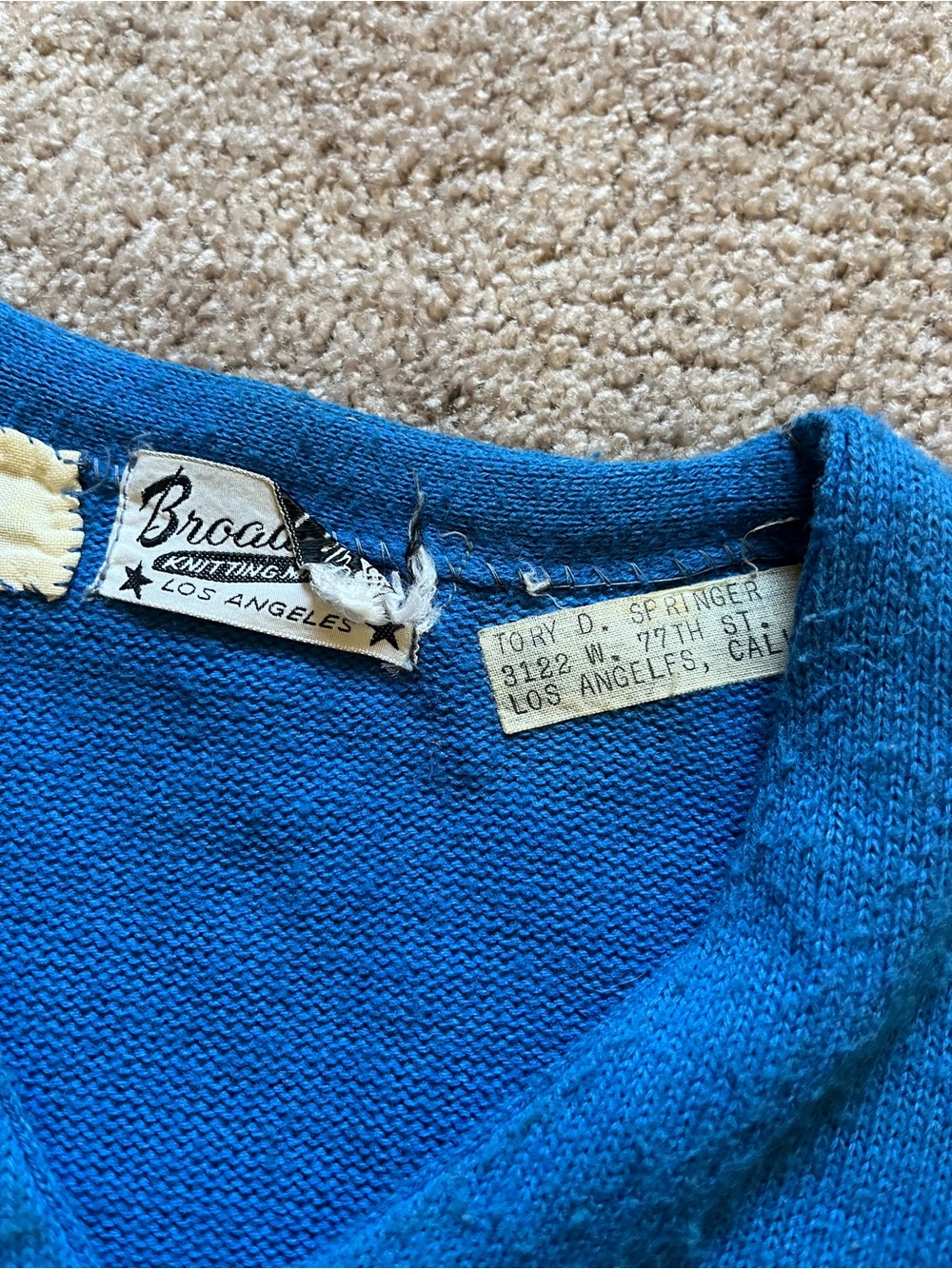 VTG 70’s St. James Episcopal School Cardigan Sweater - Picture 8 of 8